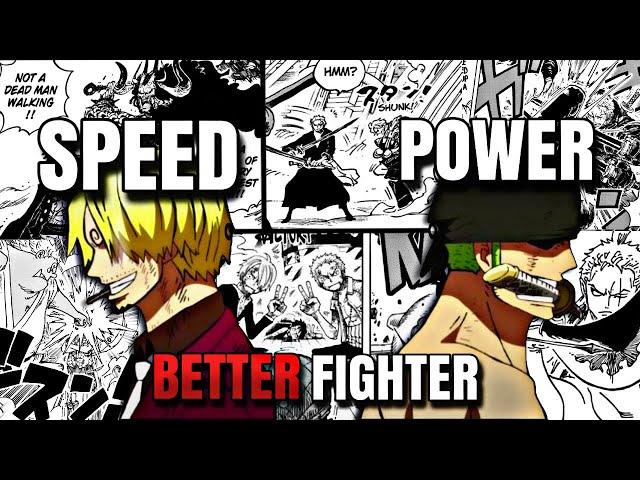 Sanji VS Zoro BUT Only Stats