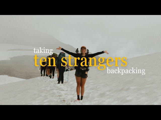 i went hiking with 10 strangers