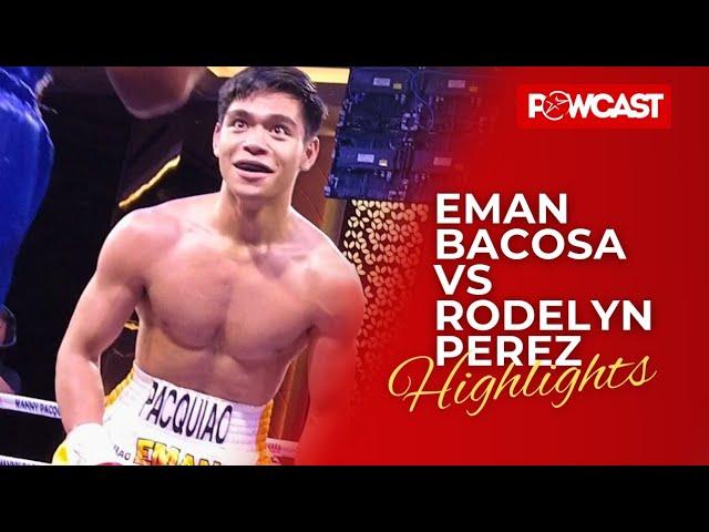 Eman Bacosa Pacquiao vs Rodelyn Perez Boxing Highlights | Blow by Blow Boxing