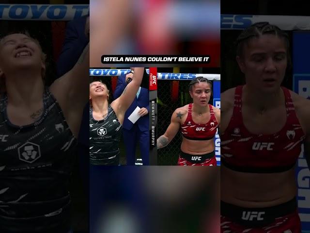 Nunes’ reaction to the decision  #UFCVegas105