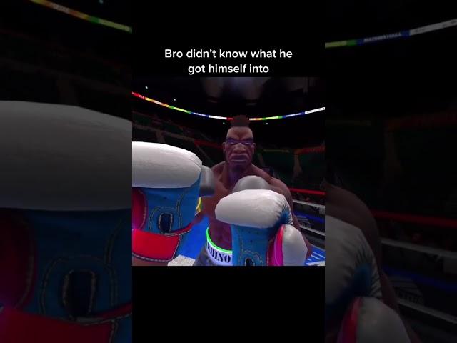 This KO in VR Boxing was INSANE  #shorts