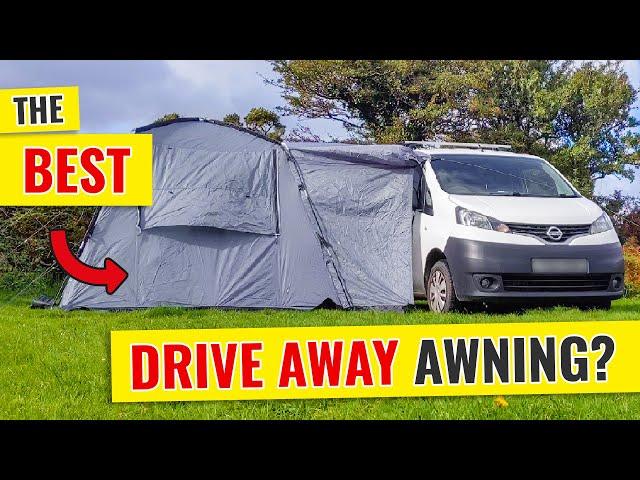 Drive Away Van AWNINGS & An AUTUMN GETAWAY |  Ep 18 | Nissan NV200 Camper Van Build