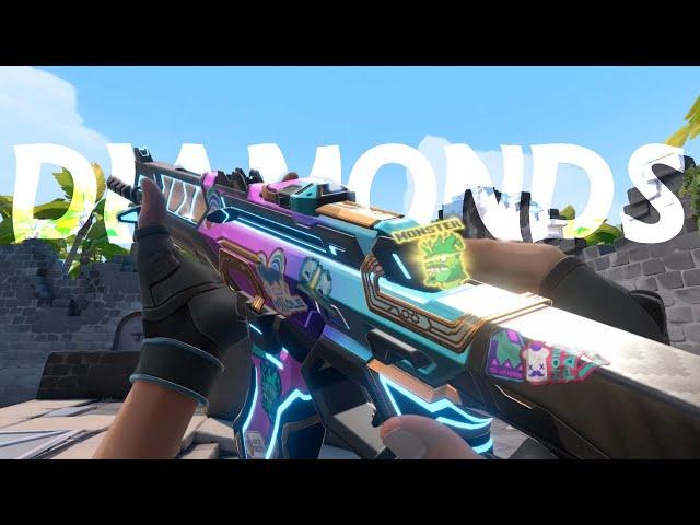 DIAMONDS  - VALORANT MONTAGE - WARRIORPLAYS