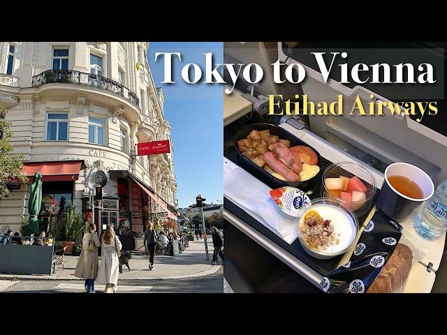 【2 days in Vienna】Etihad Airways Economy class / Tokyo to Vienna via Abu Dhabi︎