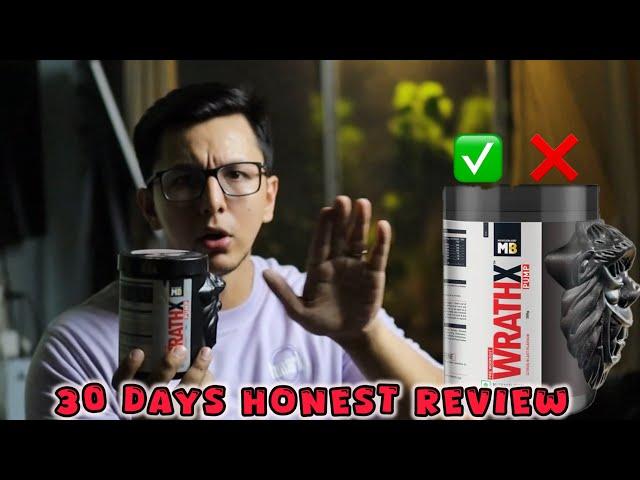 Muscleblaze Wrathx Pump Pre Workout 30 Days Honest Review @Muscleblaze