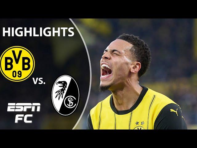  DOMINANT SHOWING  Borussia Dortmund vs. SC Freiburg | Bundesliga Highlights | ESPN FC