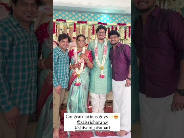 Singers Shivani-Sai Charan Engagement Photos | #engagement | #wedding | #marriage | Voice Of Sai