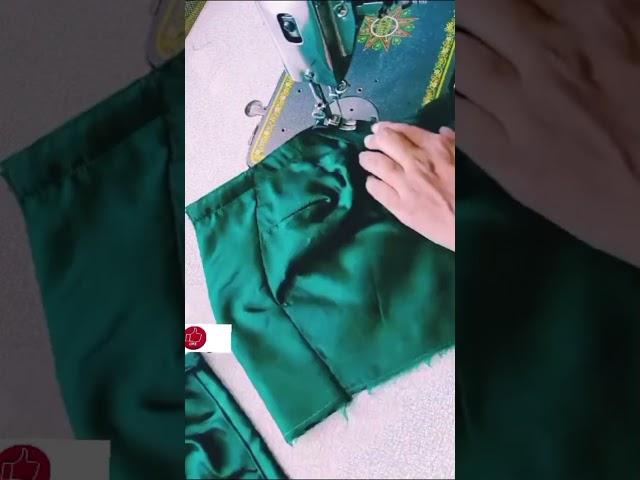 @Sritailorsrjy. #blouse round neck stitching # round neck piping #viralvideo #short #fashion