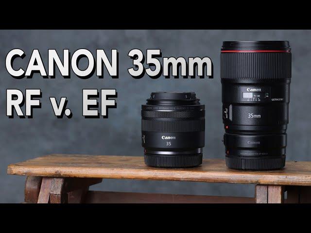 Review: The Canon EOS RF 35mm f1.8 Macro v. the Canon EF 35mm f1.4L II USM for R5 Mirrorless Camera