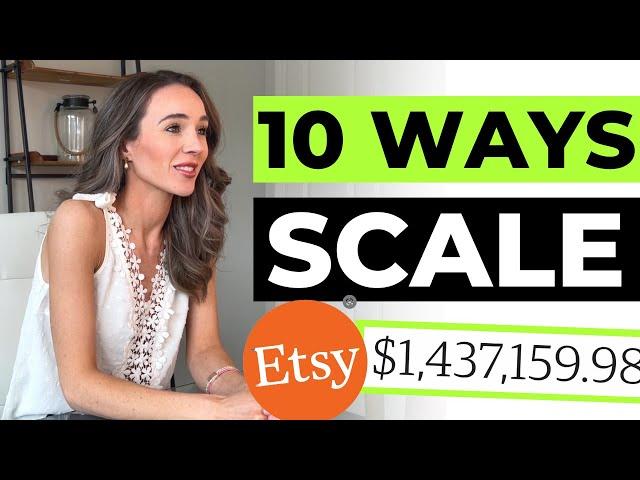 10 SIMPLE HACKS TO SCALE YOUR ETSY SALES // Chat GPT & Tips for New Sellers