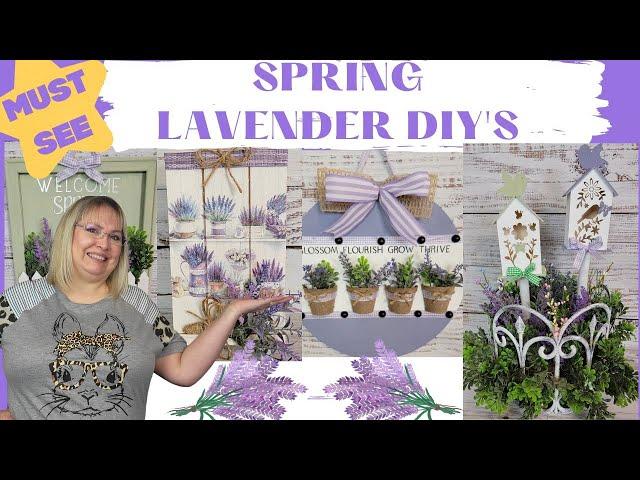 ***MUST SEE***SPRING LAVENDER DIY'S