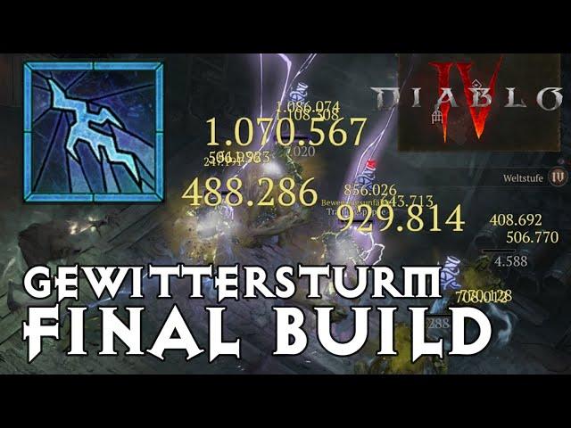 FINAL ENDGAME GEWITTERSTURM DRUID BUILD 3.0 DIABLO IV