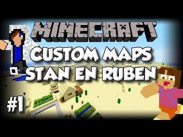 Minecraft: Stan en Ruben spelen custom maps voor Knarftretsom! #1