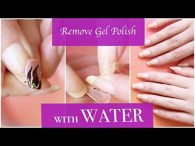 How To remove gel polish with WATER | Makeupmagique