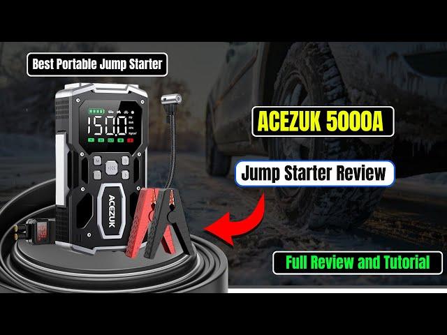 ACEZUK 5000A Jump Starter: Powerful, Portable & Affordable ||