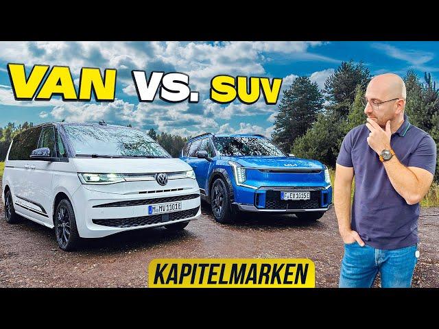 VW T7 vs. KIA EV9: Elektro gegen Verbrenner Van chancenlos?