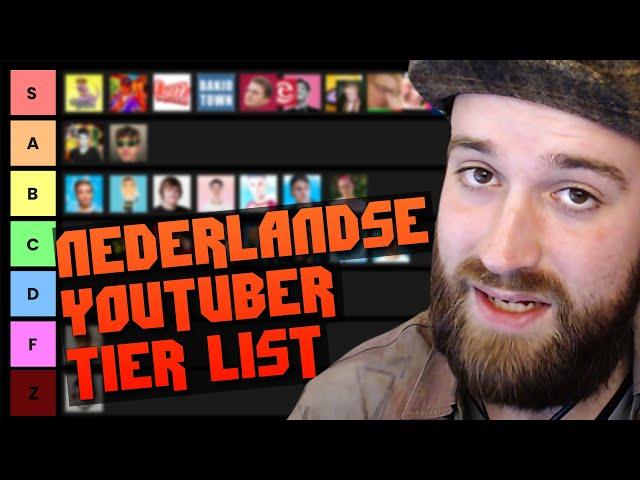 DE ULTIEME NEDERLANDSE YOUTUBER TIER LIST