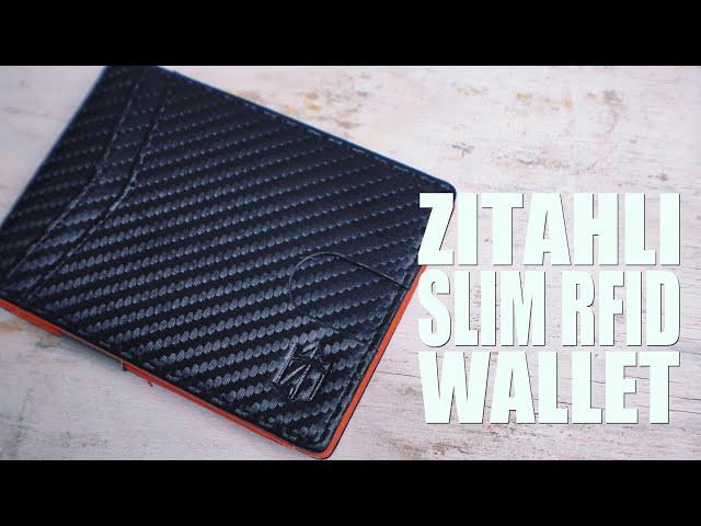 Our ZITAHLI Slim RFID Carbon Wallet - Slim and stylish!