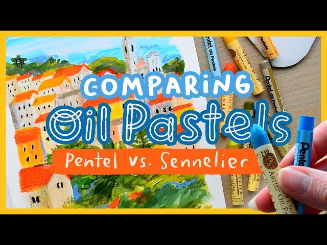 Drawing with Oil Pastels | Sennelier vs Pentels