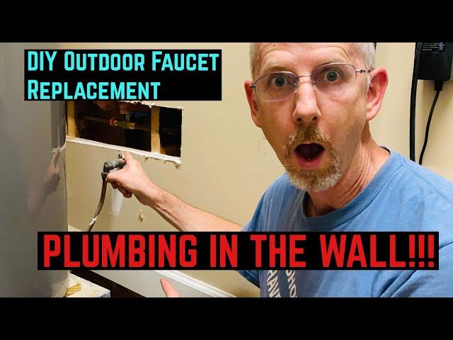 Watch This Before You Replace Your Outside Faucet | Plumbing Inside Wall