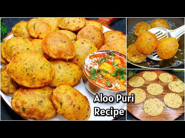 5 Minutes Easy Recipes | Mini Aloo Suji ki Puri | New Recipe | Aloo Puri/Lunch/dinner/Snacks Recipes