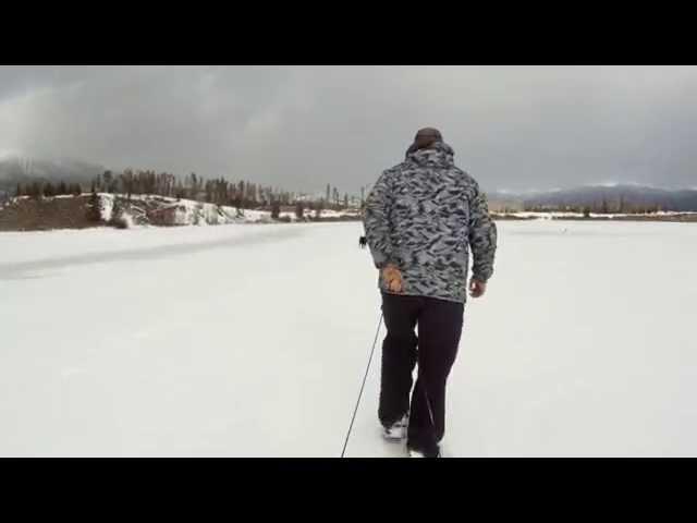 Ice Fishing on Dillon Reservoir With Alpine Fishing Adventures