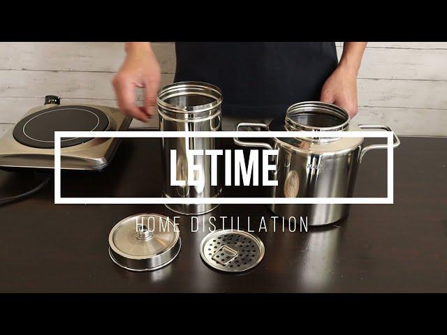 LETIME LT3000 Features Stainless Steel Essential Oil Hydrosol Water Distiller Easy to Use Clean