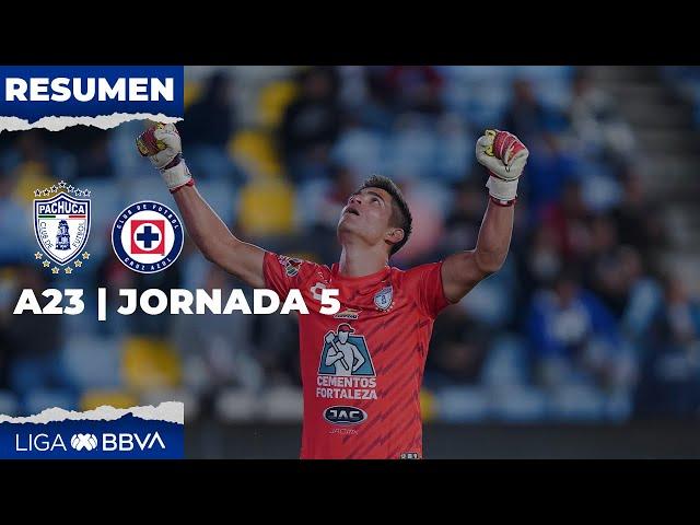 Resumen y Goles | Pachuca vs Cruz Azul | Liga BBVA MX | Apertura 2023 - Jornada 5