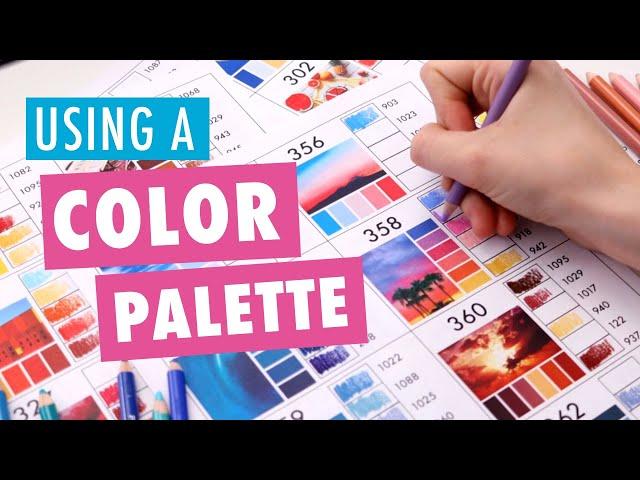 CHOOSING COLORS: How to Use Color Palettes for Coloring Pages