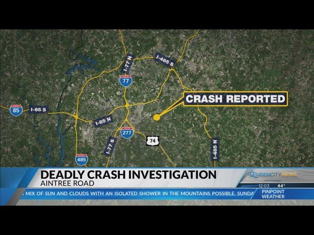 1 dead after east Charlotte crash, car fire: CMPD