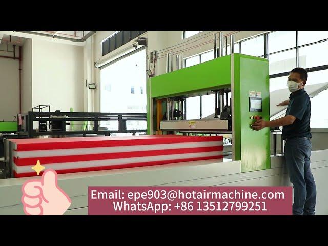 Polyethylene EPE Foam Laminating Automatic Machine | How To Use It