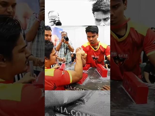 Akash Kumar Vs Shiv Kaushik || Arm Wrestling Match  || Wrist Hunter #shorts #armwrestling