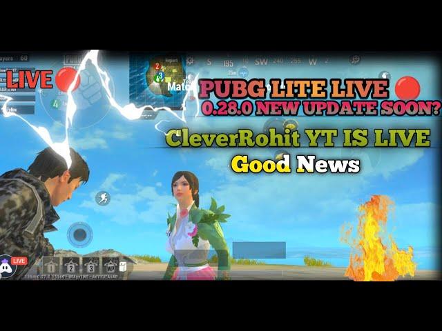 PUBG LITE LIVE  GOOD NEWS FOR 0.28.0 NEW UPDATE,  FULL RUSH INTENSE GAMEPLAY