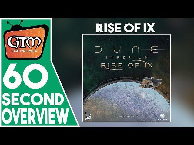 Dune Imperium: Rise of Ix | Game Trade Minute | (A 60 Second #Tabletopgaming Snapshot)