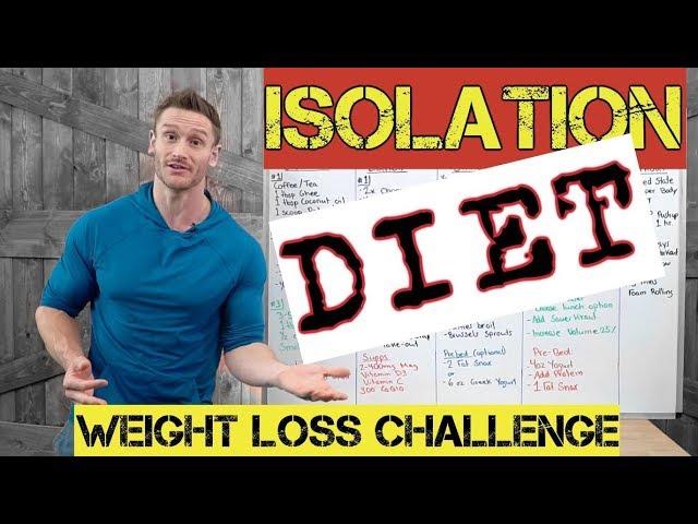 ISOLATION Diet Weight Loss Challenge (Full Meal & Workout Plan)