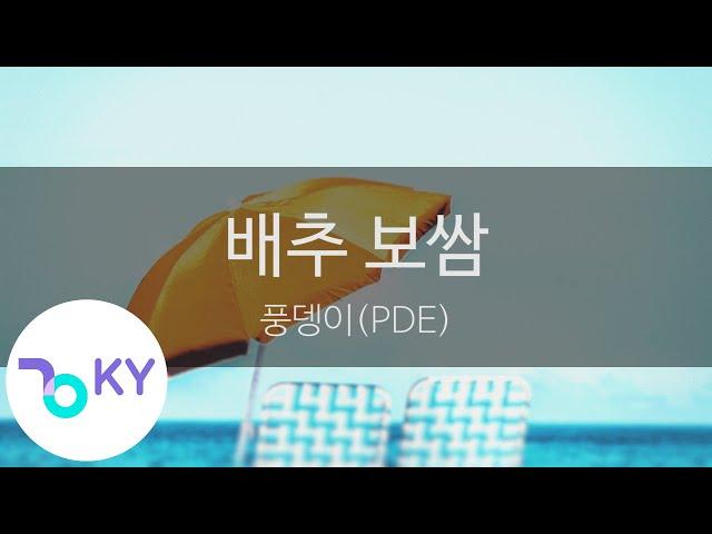 배추 보쌈(Baechu Bossam) - 풍뎅이(PDE) (KY.96294) / KY Karaoke