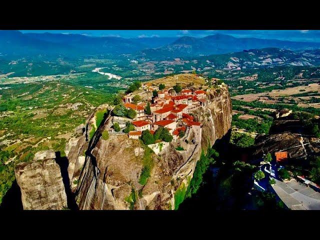 A Look At The Monastery of The Great Meteoron, Meteora, Greece