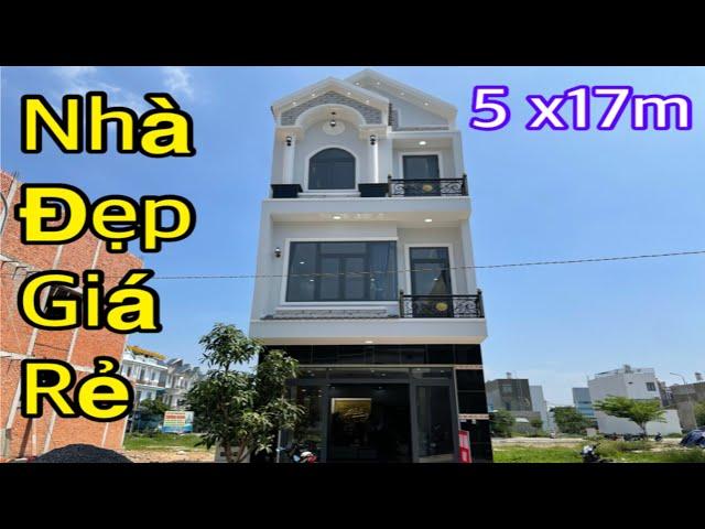 Bán Nhà Thuận An Bình Dương | Mẫu Nhà Đẹp Giá Bình Dân 5x16m  | Nhà Gần Vòng Xoay An Phú |