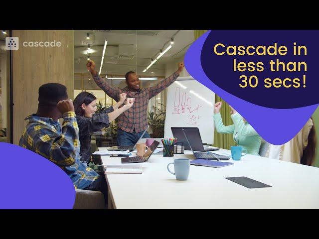 Cascade strategy execution software in less than 30 seconds!