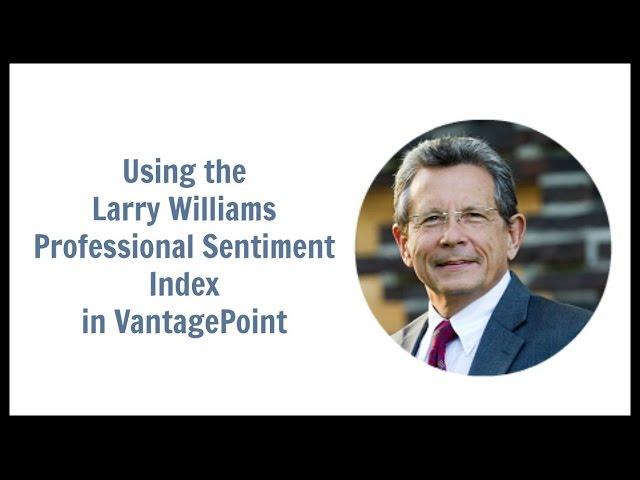Using the Larry Williams PSI Indicator in VantagePoint