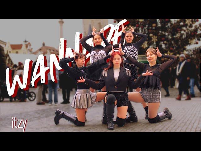 [CHRISTMAS KPOP IN PUBLIC PRAGUE | ONE TAKE] - ITZY ( 있지) - 'WANNABE' - dance cover by NEVEN