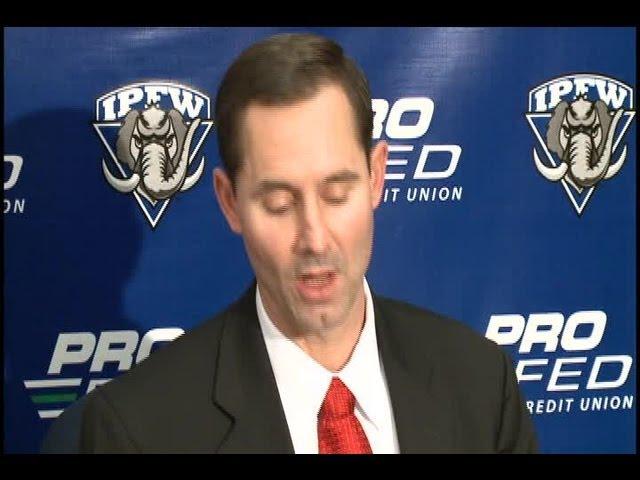 IPFW Head Coach Chris Paul and Stefanie Mauk Following Win Over Rochester