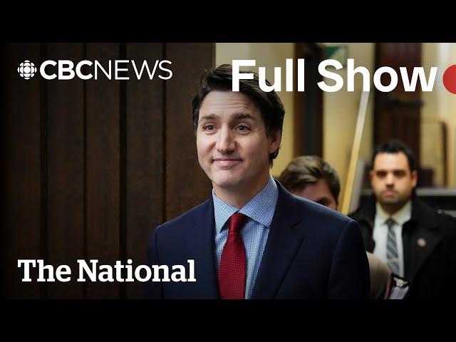 CBC News: The National | Trudeau, opposition leaders discuss Trump threats