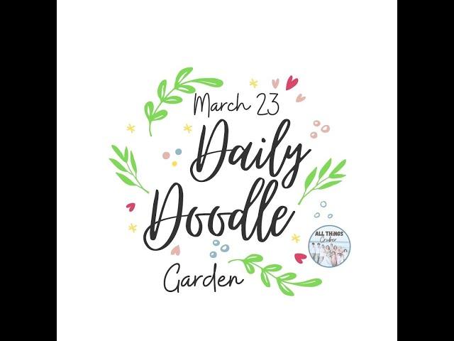 How I Draw A Garden | Daily Doodle | All Things Gruber # dailydoodle