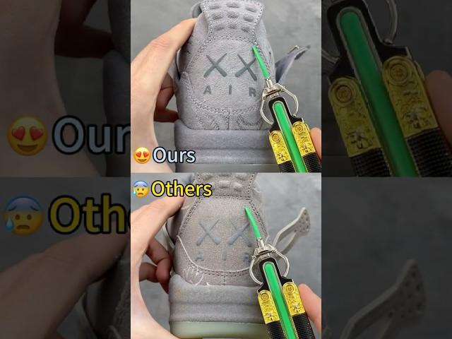 Real Vs Fake KAWS Jordan 4 #shorts #sneakerhead #viral