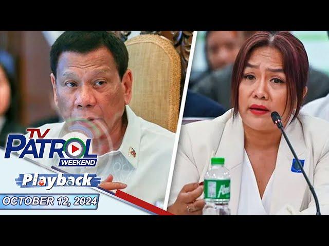 TV Patrol Weekend Playback | October 12, 2024