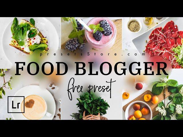 Food Blogger — Bright Preset For Food | Lightroom Mobile Preset DNG | Tutorial | Download Free