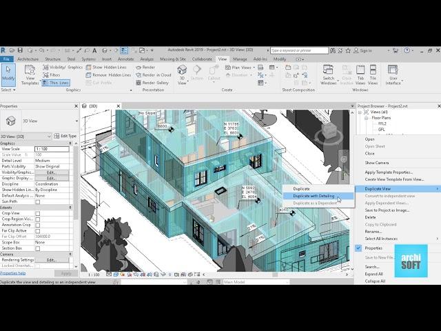 آموزش رویت | گام دوم | ویدئو17:  نمایش گرافیکی اجزای مختلف با Visibility/Graphic