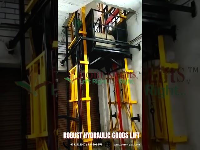 ROBUST HYDRAULIC DOUBLE MAST GOODS LIFT |  No Civil Work And No Machine Room Required Hydraulic Lift