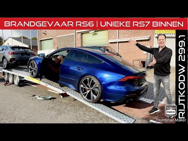 RS6 Brandgevaar! | Unieke RS7 uit Duitsland gehaald | Urus onderhoud | BMW X5M Competition verlagen